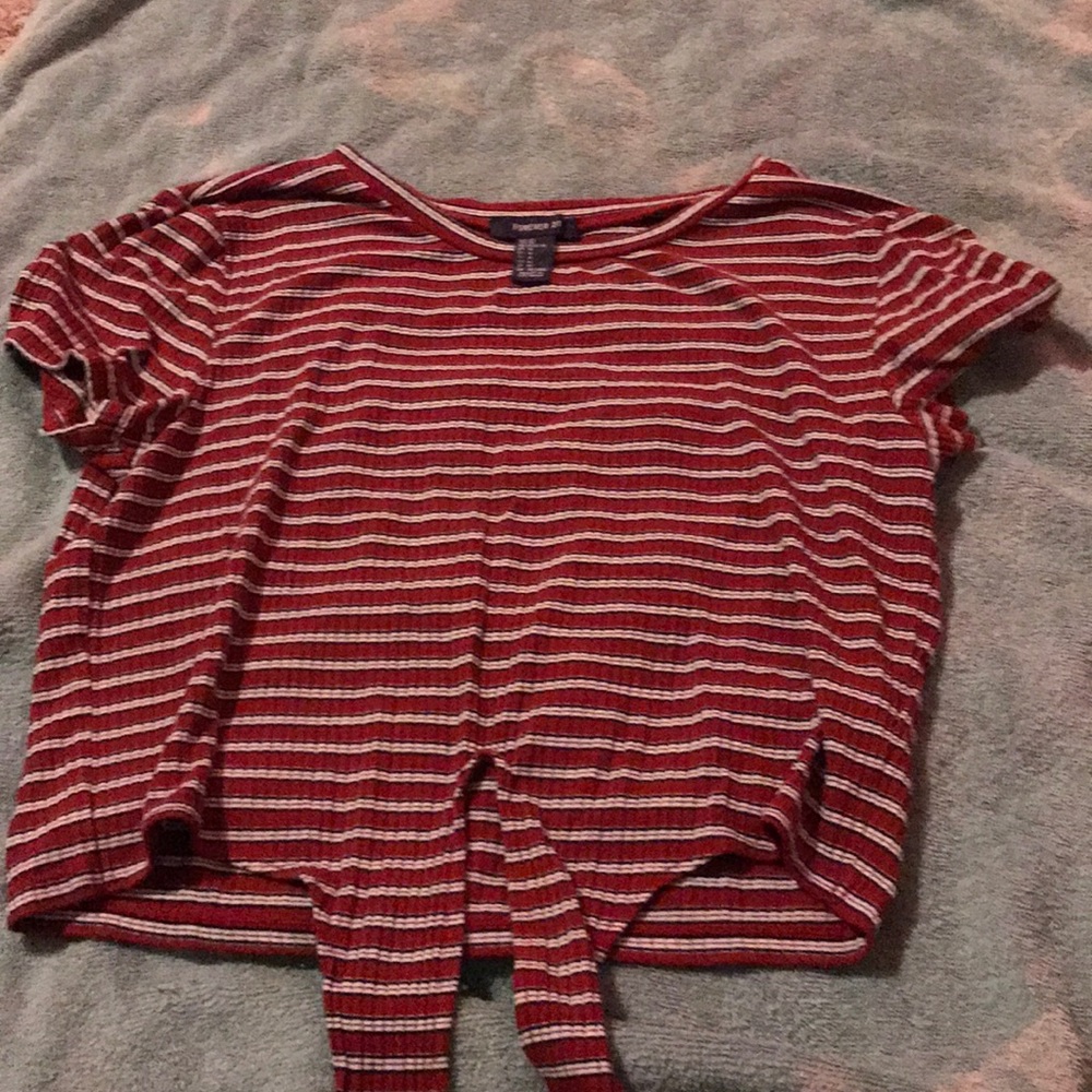 short sleeve cropped top